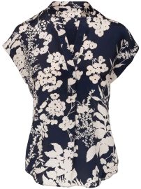 Vince floral-print short-sleeved Shirt - at Farfetch